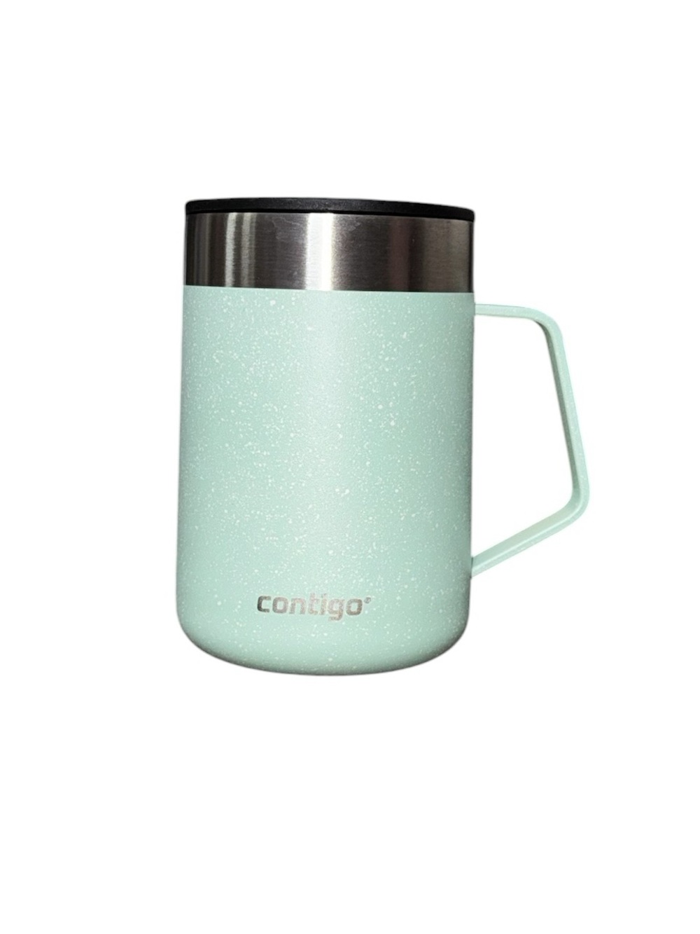 Contigo 500mL Vacuum Insulated Travel Mug Teal Stainless Steel Hot Cold Tumbler